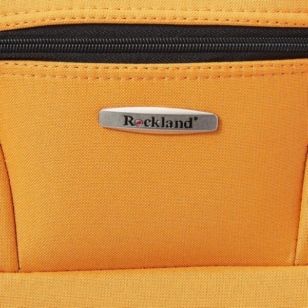 Rockland Fashion Softside Upright Luggage Set,Expandable, Orange, 2-Piece (14/19) - Image 11
