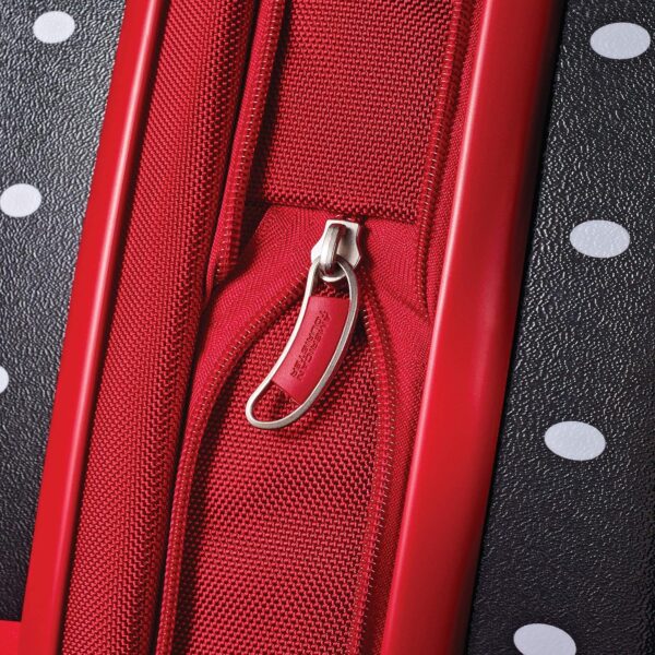 American Tourister Disney Hardside Luggage with Spinner Wheels, Minnie Mouse Red Bow, 2-Piece Set (21/28) - Image 7